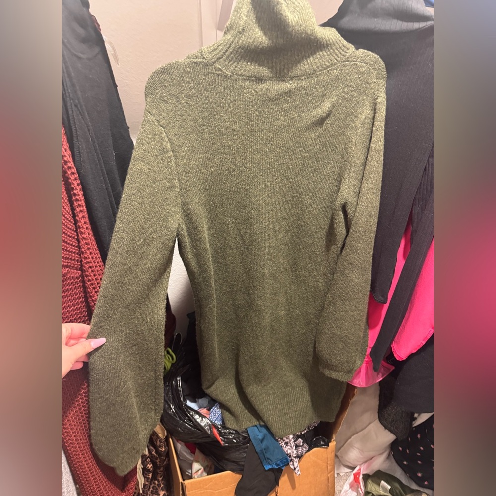 Olive Green Women's Sweater